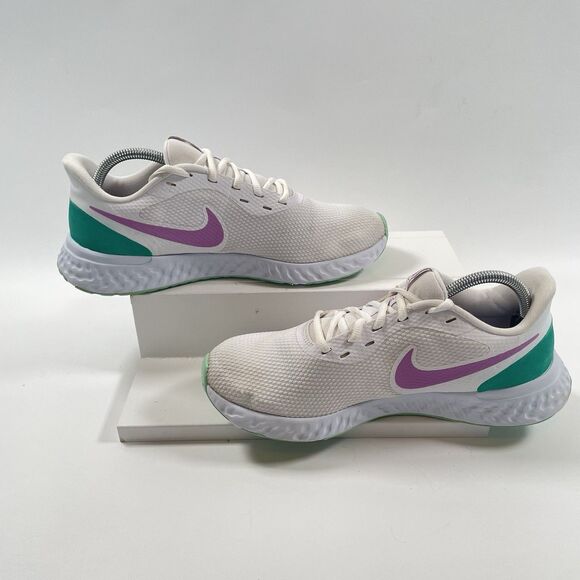 Nike Revolution 5 Womens Running Shoes BQ3207-111 White Sneakers Size 10.5 - Picture 4 of 12
